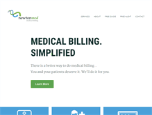 Tablet Screenshot of newton-med.com